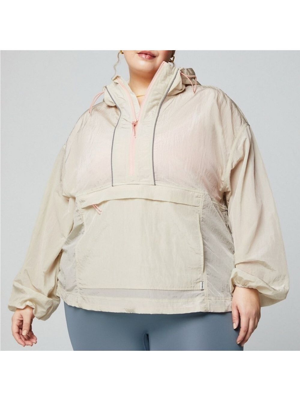 Nylon Shimmer Windbreaker - Picture 1 of 7